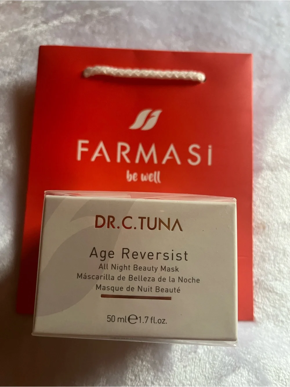 Farmasi Dr. Tuna Age Reversist Facial Night Face Mask